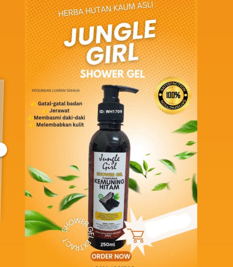 Jungle girl kemuning hitam shower
