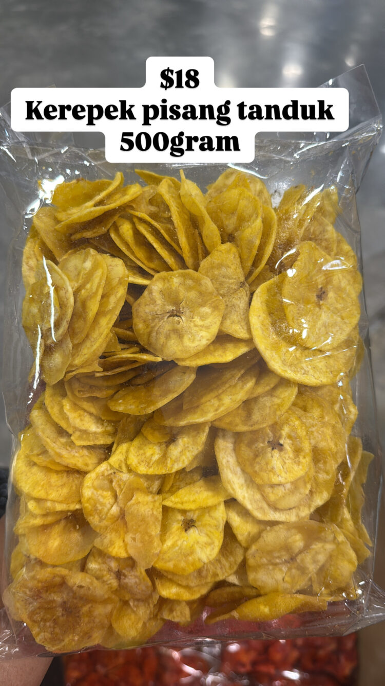 banana cracker (kerepek pisang)
