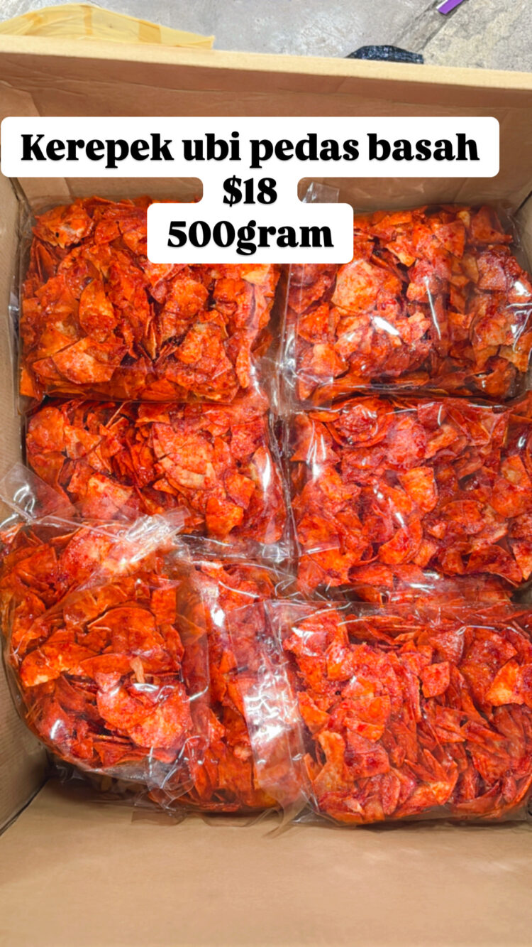 Tapioca spicy snack(kerepek ubi pedas)