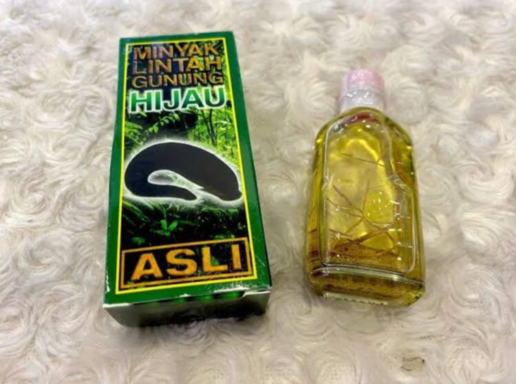 Minyak lintah gunung hijau